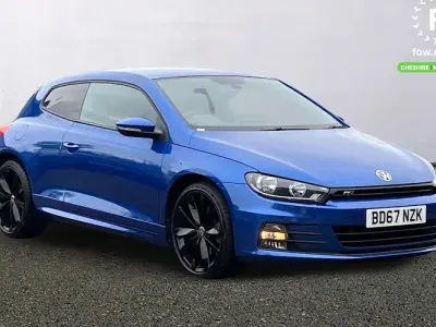 Begagnad VW Scirocco R-line 179 HK (131 kW) 2017 Blå Sportkupé