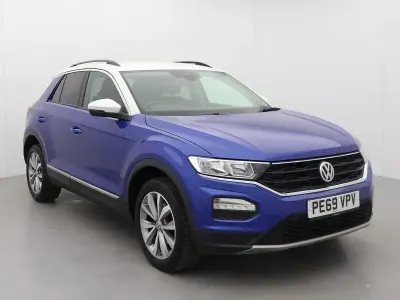 Used VW T-Roc Design 150 HP (110 kW) 2019 Blue SUV