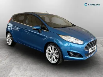 Used Ford Fiesta Titanium X 125 HP (91 kW) 2014 Blue Hatchback