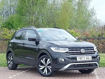 Used VW T-Cross Black Edition 110 HP (80 kW) 2024 Black SUV