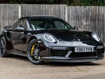 Used Porsche 911 Turbo S 580 HP (426 kW) 2017 Black Coupe