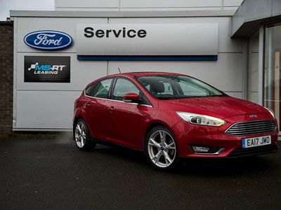 Red Used 2017 Ford Focus Titanium X Hatchback | £11,495 (Good price)