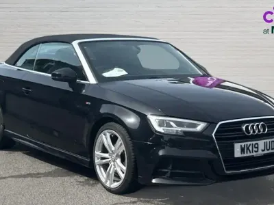 Used Audi A3 S-Line 150 HP (110 kW) 2019 Black Sedan