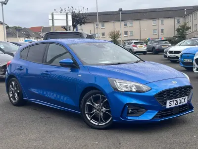 Used Ford Focus ST-Line 2021 Blue Hatchback