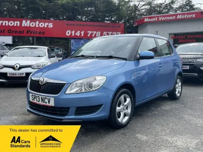 Used Skoda Fabia SE 2013 Blue Hatchback