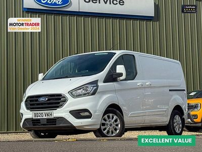 White Used 2020 Ford Transit Custom Limited Van | £17,993 (Fair price)