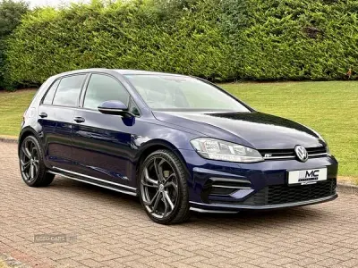 Used VW Golf VII R-line 150 HP (110 kW) 2019 Blue Hatchback