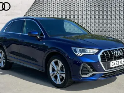Used Audi Q3 S-Line 150 HP (110 kW) 2023 Blue SUV