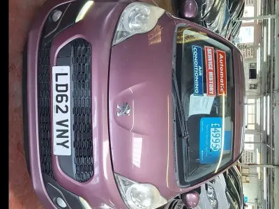 Used Peugeot 107 Allure 68 HP (50 kW) 2012 Purple Hatchback