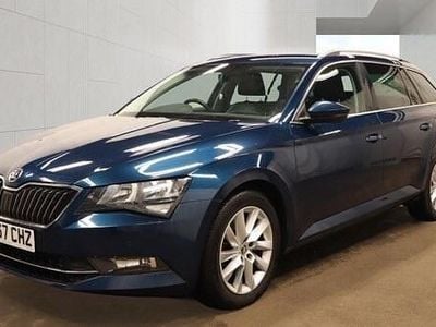 Used Skoda Superb SE Technology 190 HP (139 kW) 2017 Blue Estate