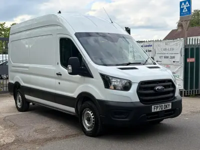 Usado Ford Transit S 130 HP (95 kW) 2020 Branco Van