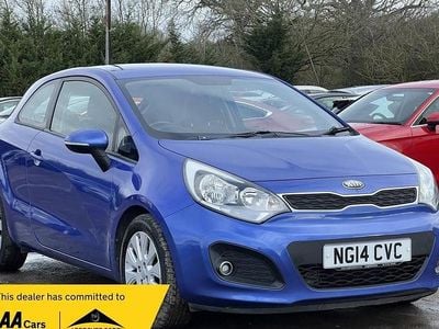 Used Kia Rio 2014 Blue Hatchback