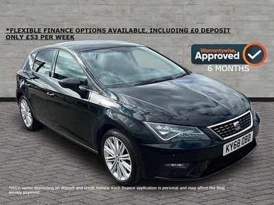 Begagnad Seat Leon XCELLENCE 190 HK (139 kW) 2019 Svart Halvkombi