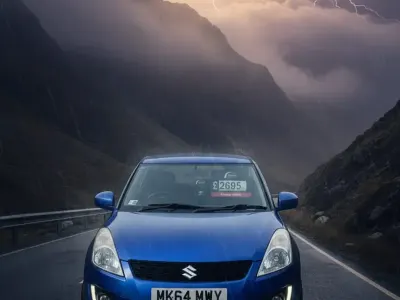 Used Suzuki Swift 94 HP (69 kW) 2014 Blue Hatchback