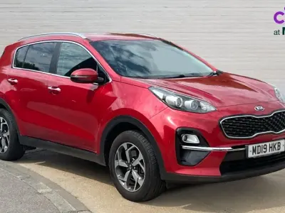 Used Kia Sportage 130 HP (95 kW) 2019 Red SUV