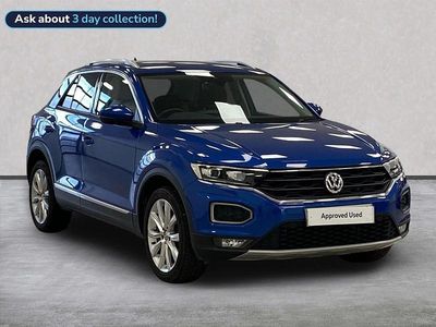 Blue Used 2019 VW T-Roc SEL SUV | £16,707 (Fair price)