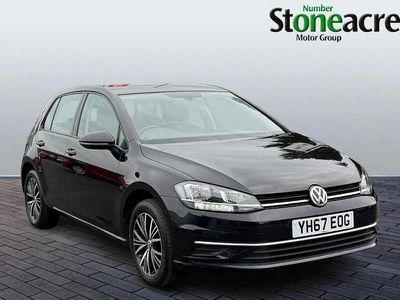 Used VW Golf VII SE 125 HP (91 kW) 2017 Black Hatchback