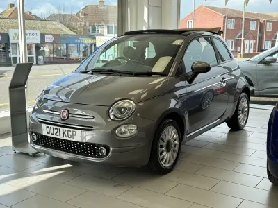 Begagnad Fiat 500C Lounge 2021 Grå Cab