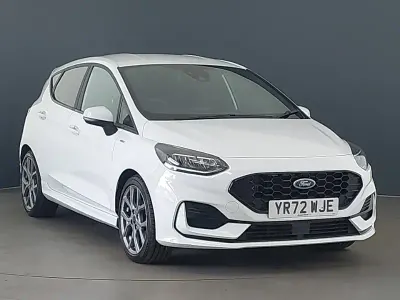 Used Ford Fiesta ST-Line 125 HP (91 kW) 2022 White Hatchback