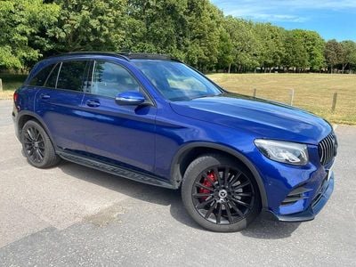 Used Mercedes GLC250 AMG line 2018 Blue Estate