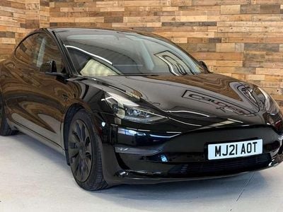 Used Tesla Model 3 Long Range AWD 77 kW (106 HP) 2021 Black Sedan