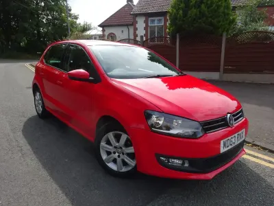 Used VW Polo Edition 60 HP (44 kW) 2014 Red Hatchback
