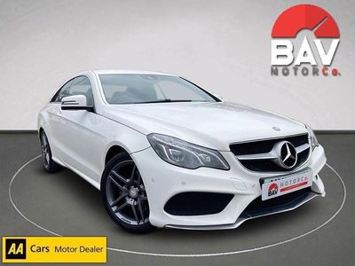 Used Mercedes E220 AMG line 2015 White Coupe