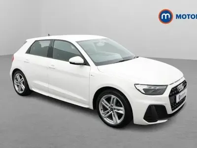 Used Audi A1 Sportback S-Line 95 HP (69 kW) 2022 White Hatchback