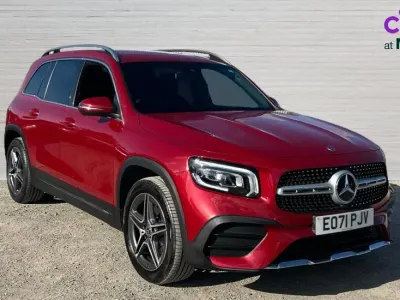 Used Mercedes GLB200 AMG line 163 HP (119 kW) 2021 Red SUV