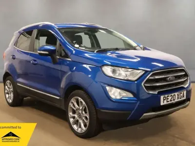 Used Ford Ecosport Titanium 125 HP (91 kW) 2020 Blue SUV