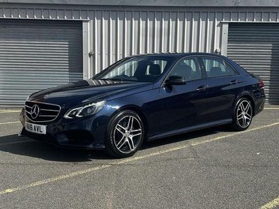 Used Mercedes E220 AMG 177 HP (130 kW) 2016 Blue Sedan
