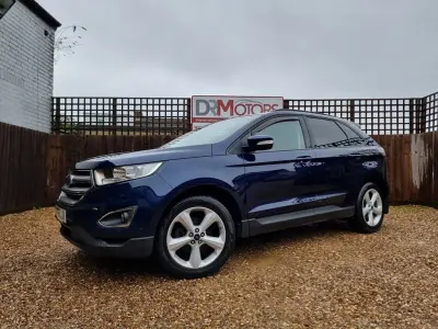 Begagnad Ford Edge Zetec 180 HK (132 kW) 2016 Blå SUV