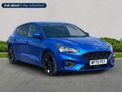 Used Ford Focus ST-Line X 120 HP (88 kW) 2020 Blue Hatchback