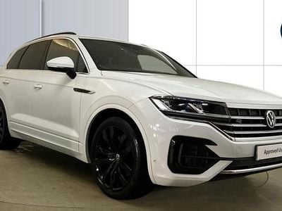 White Used 2023 VW Touareg R-line SUV | £41,855 (Fair price)