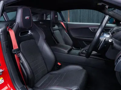 Used Jaguar F-Type Chequered Flag 300 HP (220 kW) 2019 Red Coupe