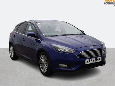 Used Ford Focus Zetec 125 HP (91 kW) 2017 Blue Hatchback