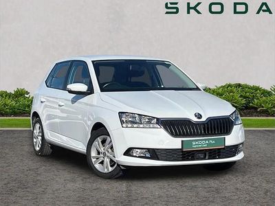 Used Skoda Fabia SE 75 HP (55 kW) 2018 White Hatchback