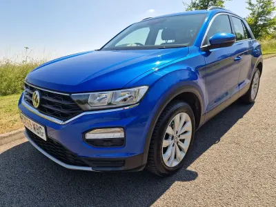 Used VW T-Roc SE 150 HP (110 kW) 2019 Blue SUV