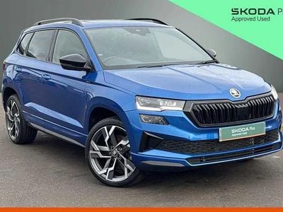 Used Skoda Karoq SportLine 147 HP (108 kW) 2025 Race blue metallic SUV