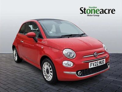 Used Fiat 500C Dolcevita 68 HP (50 kW) 2022 Red Cabriolet