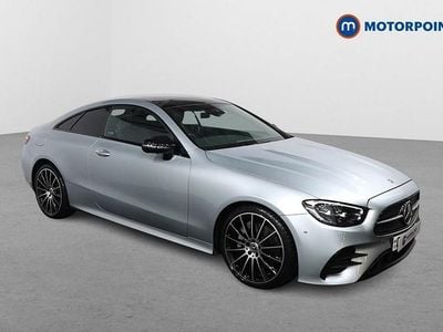 Used Mercedes E300 AMG line 258 HP (189 kW) 2022 Silver Coupe