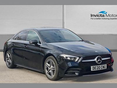 Used Mercedes A200 AMG line 163 HP (119 kW) 2020 Black Sedan