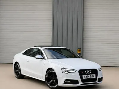 Used Audi A5 Black Edition 400 HP (294 kW) 2014 White Coupe