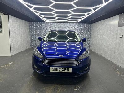 Used Ford Focus Zetec 2017 Blue Hatchback