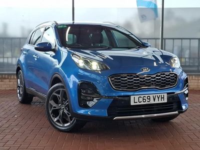 Used Kia Sportage GT-Line 134 HP (98 kW) 2019 Blue SUV
