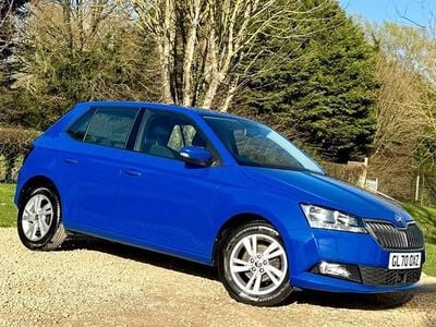 Used Skoda Fabia SE 60 HP (44 kW) 2020 Blue Hatchback