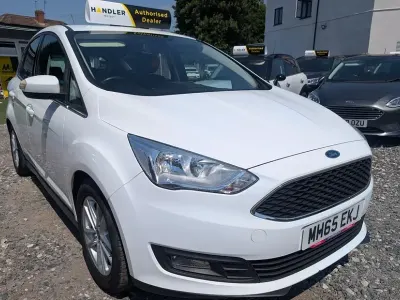 Used Ford C-MAX Zetec 125 HP (91 kW) 2016 White MPV