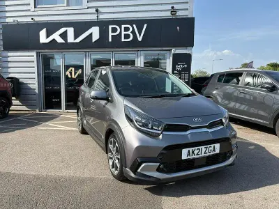 Used Kia Picanto X-Line 67 HP (49 kW) 2021 Grey Hatchback