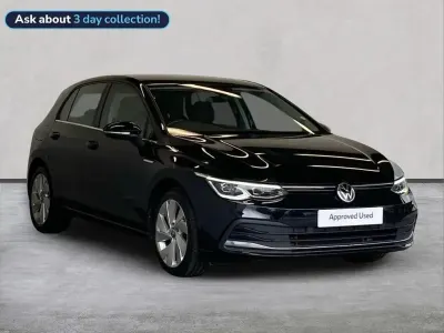 Used VW Golf VIII Style 147 HP (108 kW) 2020 Black Hatchback