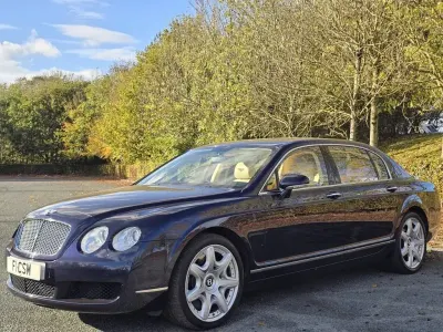 Used Bentley Continental Flying Spur 560 HP (411 kW) 2008 Blue Sedan